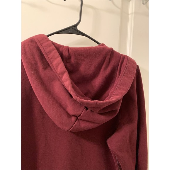 Abercrombie Boys Active Wear Full Zip Sweatshirt Hoodie Size XL Burgundy - Picture 9 of 10